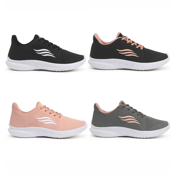 Tênis Feminino Esportivo Para Caminhada Corrida Treino Alta Performance Anti-Impacto Macio Leve