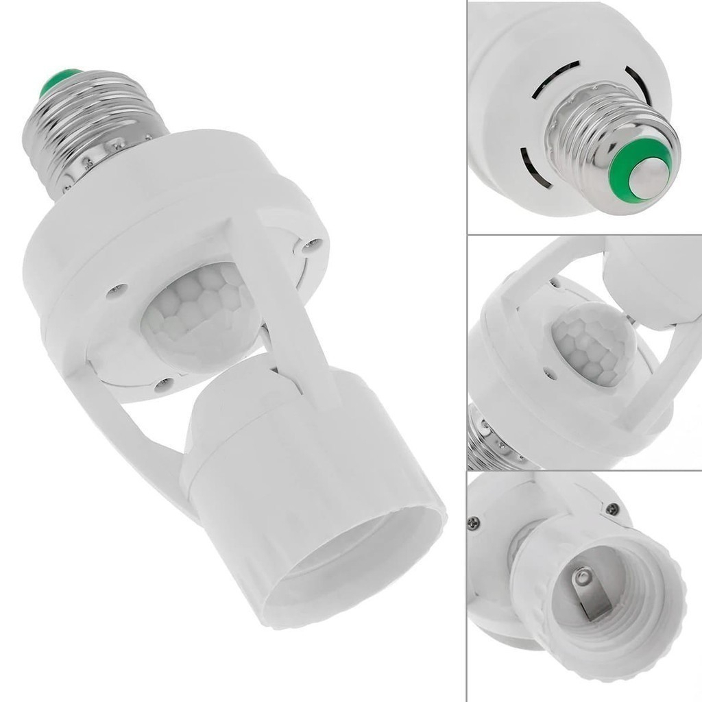 Sensor de Movimento para lâmpada Soquete E27 c/ sensor de presença Bivolt
