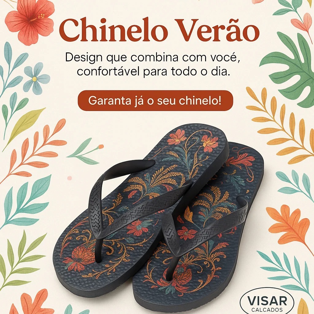 Sandália FRM Feminina Casual Chinelo Confortável Antiderrapante Respirável Para o Verão 33 ao 40