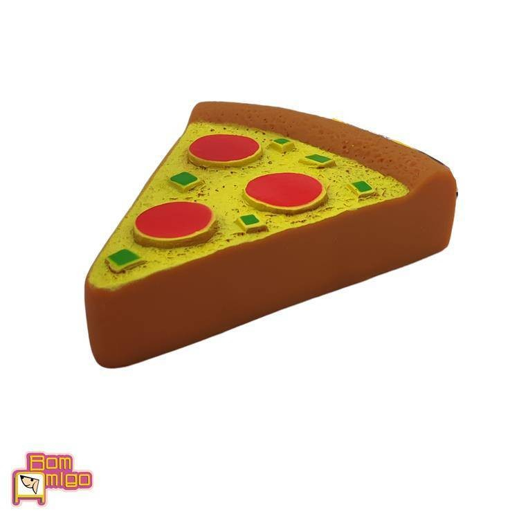 Mordedor em Formato de Pizza - emite som - Qualidade Premium - Envio Imediato- W11011
