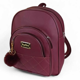 Bolsa Mochila Escolar Feminina Media  Reforçado + Chaveiro Pompom em Oferta na Shopee