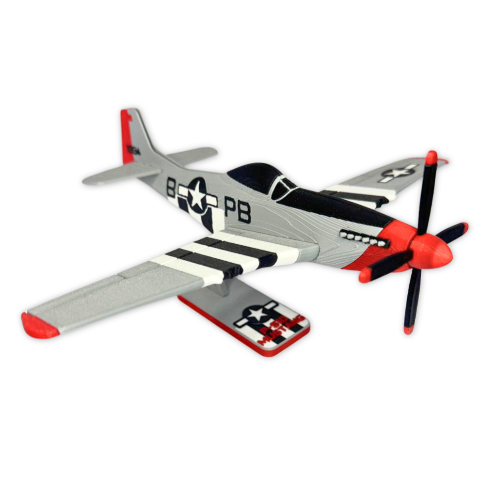 Avião Decorativo P-510 | Impressão 3D | Miniatura | Estante Mesa | Coleção 22cm