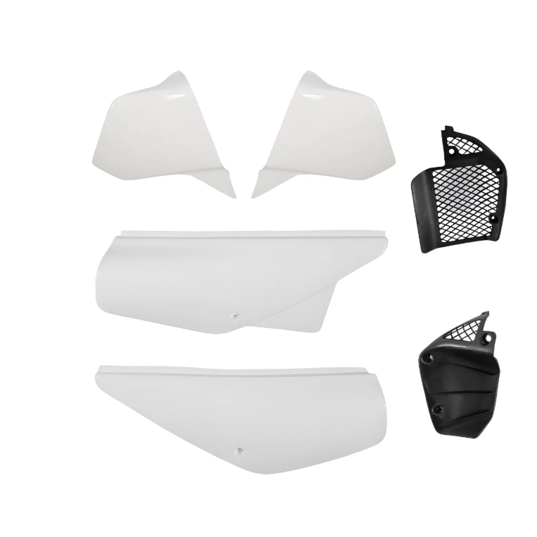 Abas Tanque + Tampas Lat Branco + Grades Tanque Par Xlx 350