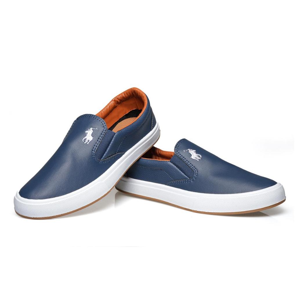 Tenis Masculino Polo Ocean Slip On Casual Sapatenis tenis iate slip Casual iate