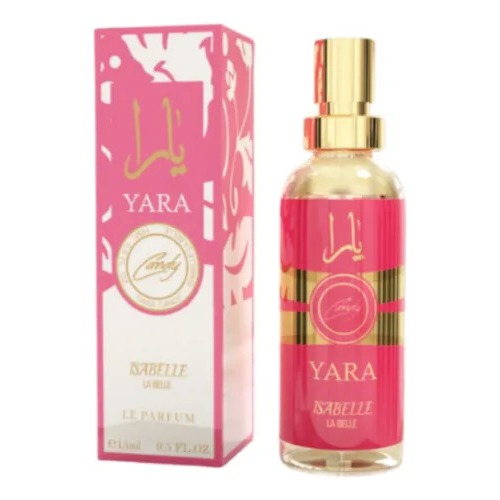 Perfume Isabelle La Belle Yara Candy, Perfume Árabe, Fragrância Doce de Morango, 15ml