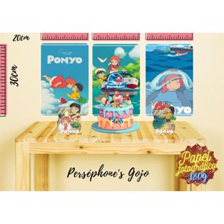 Kit é só um bolinho tema Ponyo em Oferta na Shopee