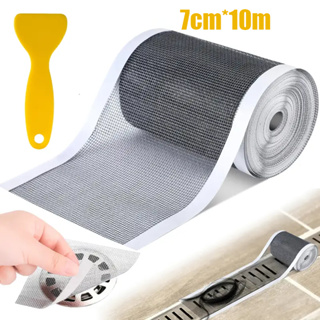 Tela Protetora De Ralo 10M Para Banheiro Chuveiro Filtro Drenagem Piso Auto Adesivo Descartável em Oferta na Shopee