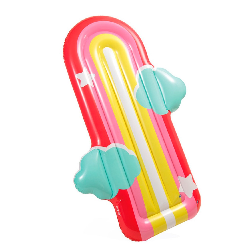 Boia Piscina Nuvens Arco Iris Colorida Praia - Intex Brasil Oficial