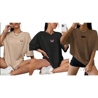 Kit Camiseta Feminina Tshirt 100% Algodão 3 Camisas em Oferta na Shopee
