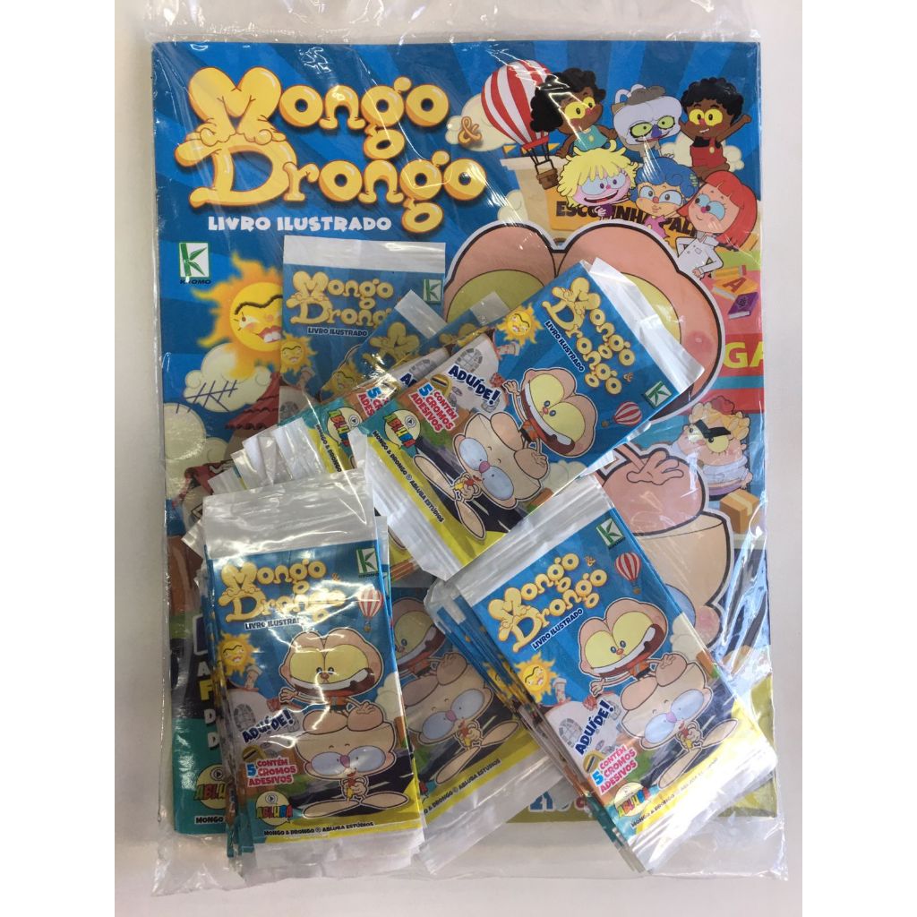 Álbum De Figurinhas Mongo & Drongo + Envelopes 2024