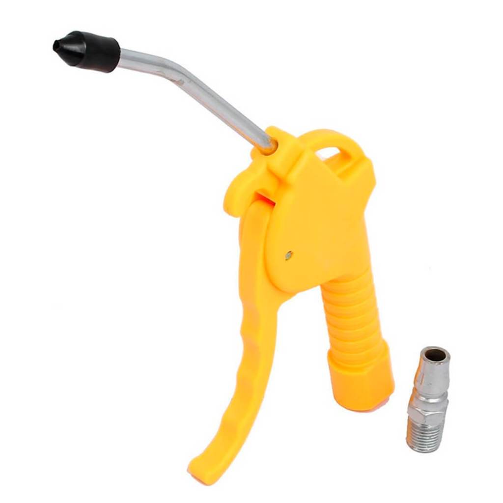 Pistola Ar Comprimido Bico Longo Engate RápidoPistola de Ar Comprimido Bico Longo Engate Rápido Pistola de Limpeza Ar Co