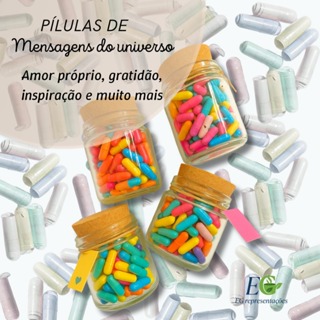 100 Cápsulas para Mensagens – Tamanho 0 | Ideais para Frases Inspiradoras, Bíblicas e Motivacionais em Oferta na Shopee