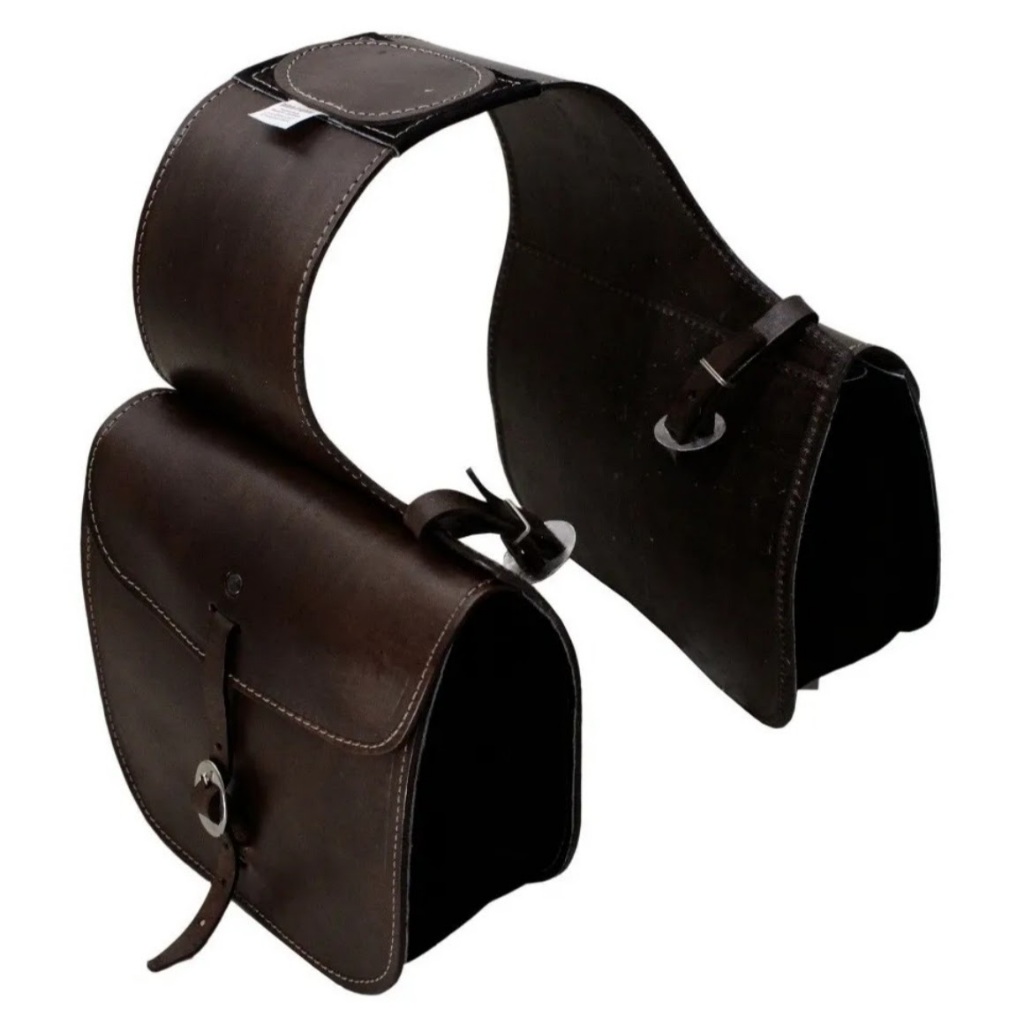 Bolsa/alforge para viagem á cavalo em couro original