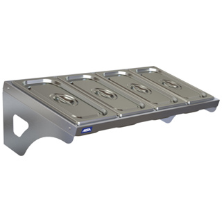 Condimentadora de Parede 4 Cubas Inox 1/4 65mm - Aisa em Oferta na Shopee