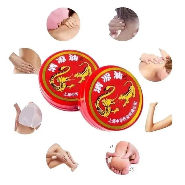 Pomadas Japonesa Pomadinha Chinesa Oriental Tiger Dragão Balm ação Rápida e Eficaz Esquenta Esfria