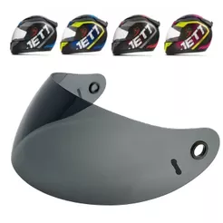 Viseira Capacete Pro Tork Jett Evo Line Antirrisco Fume Cristal