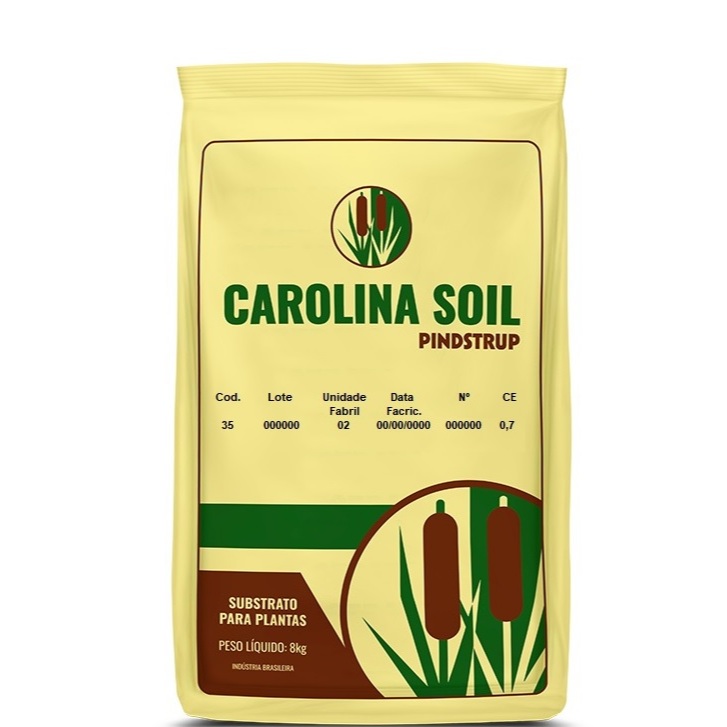 Substrato CarolIna SoIl com Casca de Arroz Carbonizada -35 H,  45 LItros - Germinação de Sementes...