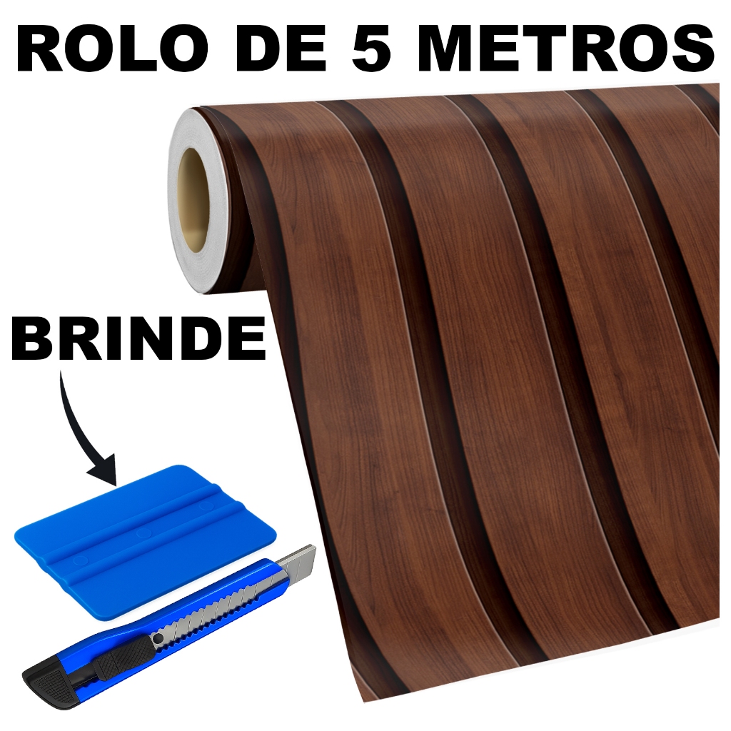Adesivo AutoColante Papel de Parede Ripado Vinho Vintage 5 Metros Lavável decoração para Sala