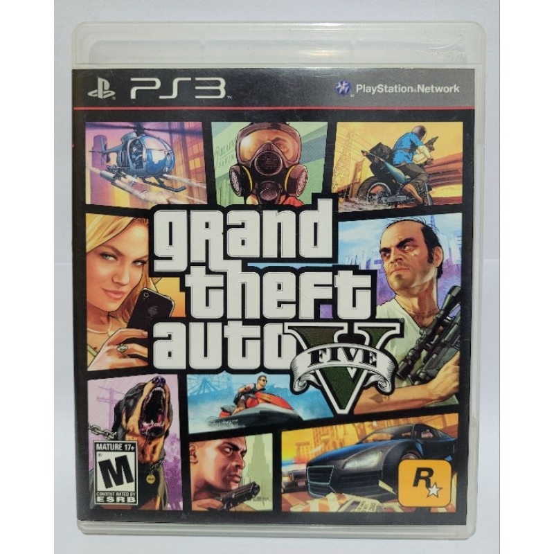 GTA 5, com mapa, jogo original para ps3 mídia física