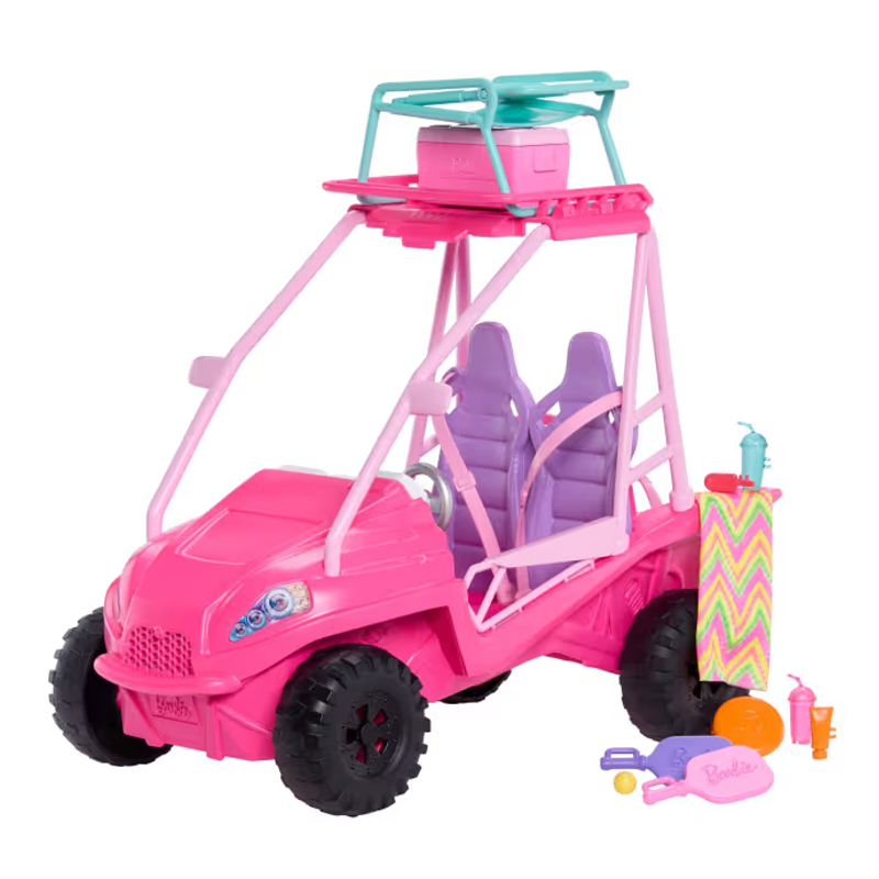 Barbie Veículo Os Mistérios da Praia Buggy - Mattel em Oferta na Shopee