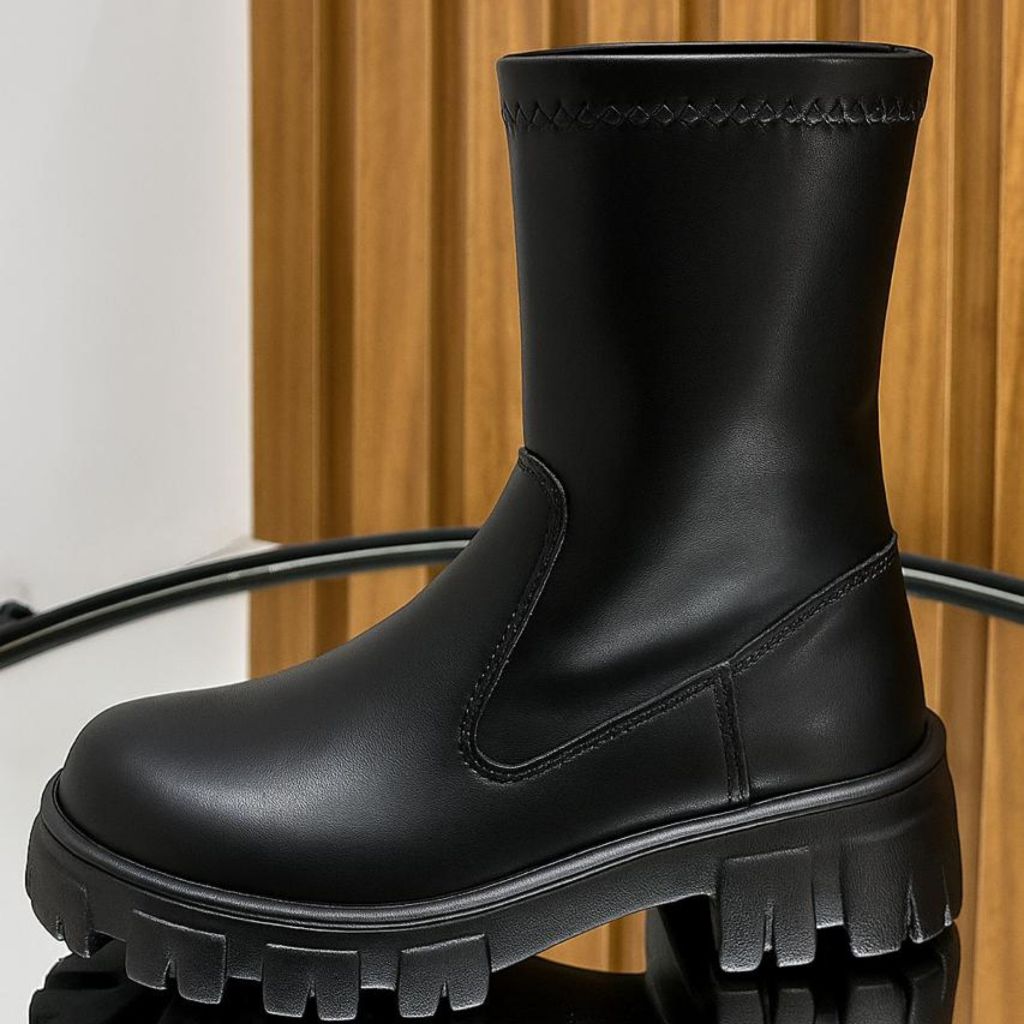 Bota Urbana Metropolitan Soul das numeração 33 ao 42 Estilo Blogueirinha, Napa Soft Strech Tendencia — imagem 2 de 2
