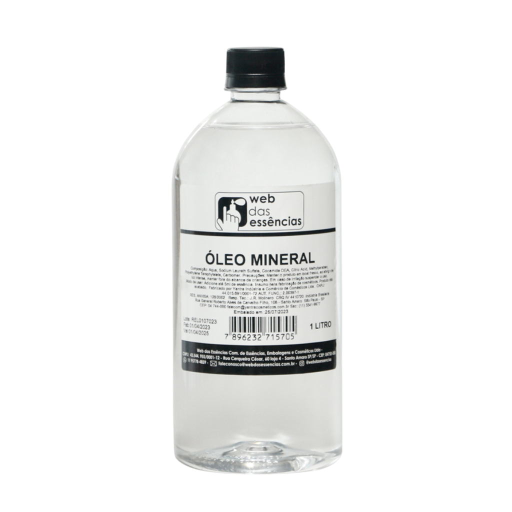 ÓLEO MINERAL - Matéria prima  para uso em cosméticos ( 1 litro ) - em Oferta na Shopee