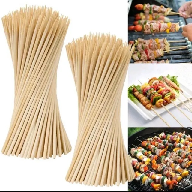 Kit Até 300 Espetos Para Churrasco 18 cm; 25 cm e 30 cm