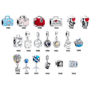 Berloques Coleção Viagem em Prata 925 em Oferta na Shopee