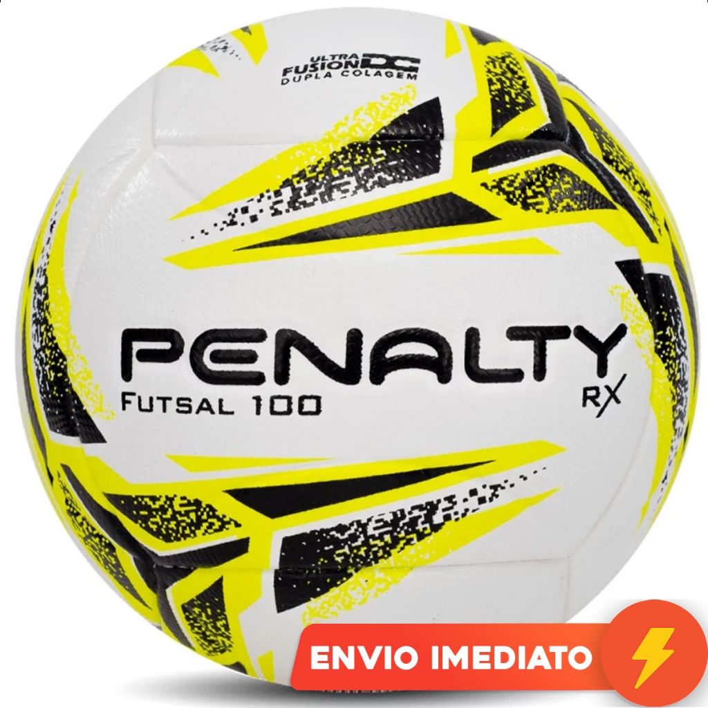 Bola Futsal Penalty RX 100 XXIII Infantil Sub 9 Sub 11 Selo CBFS Oficial Original Salão Quadra Termofixo