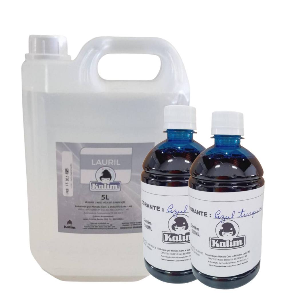 Lauril 27 5 litros + 2 Corantes 500ml Escolha sua Variação