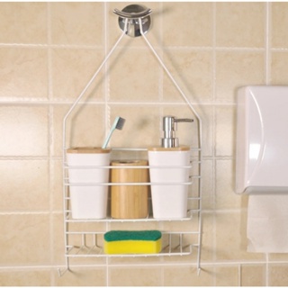 Suporte Organizador Branco – Praticidade e Estilo para seu Banheiro ou Cozinha em Oferta na Shopee