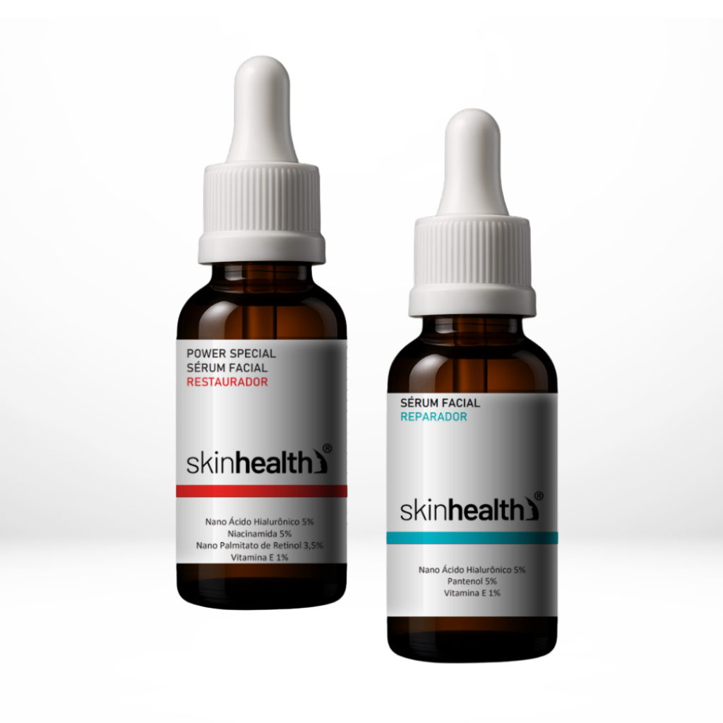 Sérum Ácido Hialurônico + Sérum Retinol Skinhealth 3oml em Oferta na Shopee