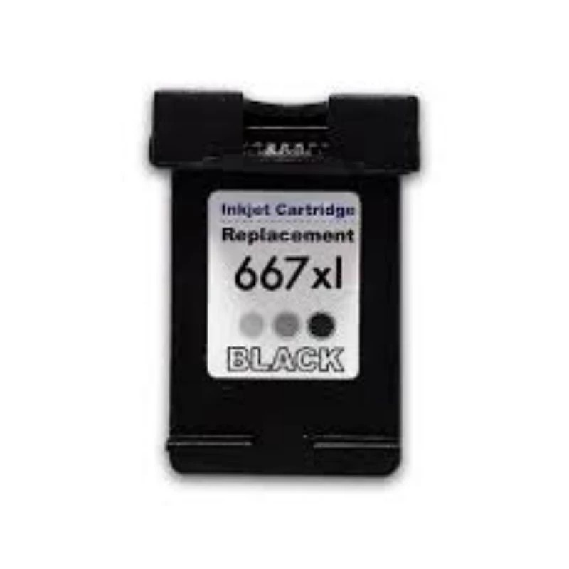 cartucho 667 preto cheio Deskjet Ink Advantage 1275 2374 2375 2376 2775 2776 Deskejet Ink Advantage Plus 6475 6476