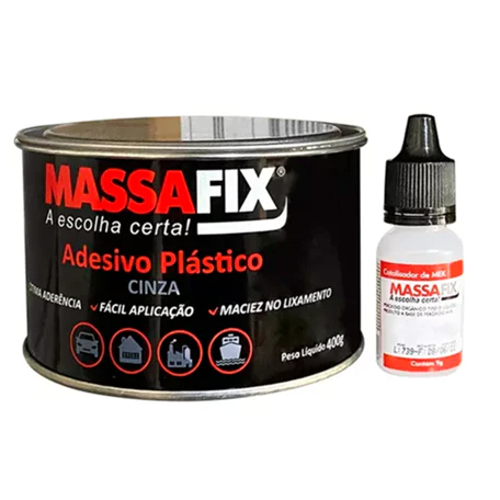 Massa Plastica 400grs Massa Fix Alta Aderencia e Secagem Rapida em Oferta na Shopee