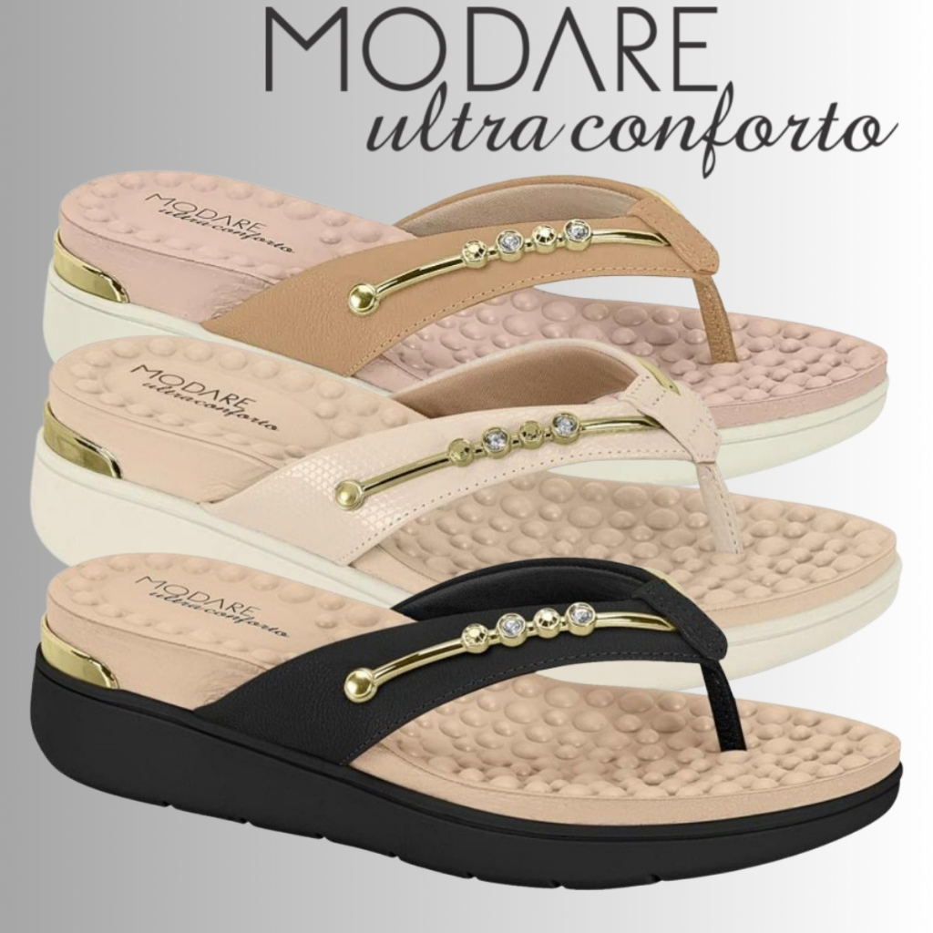 Tamanco Feminino Modare Conforto Ortopedico Massageador Leve | Lançamento! | Original Modare!