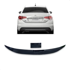 Aerofólio Para Citroën C4 Lounge 2013 2014 2015 2016 2017 2018 2019 2020 2021 Black Piano