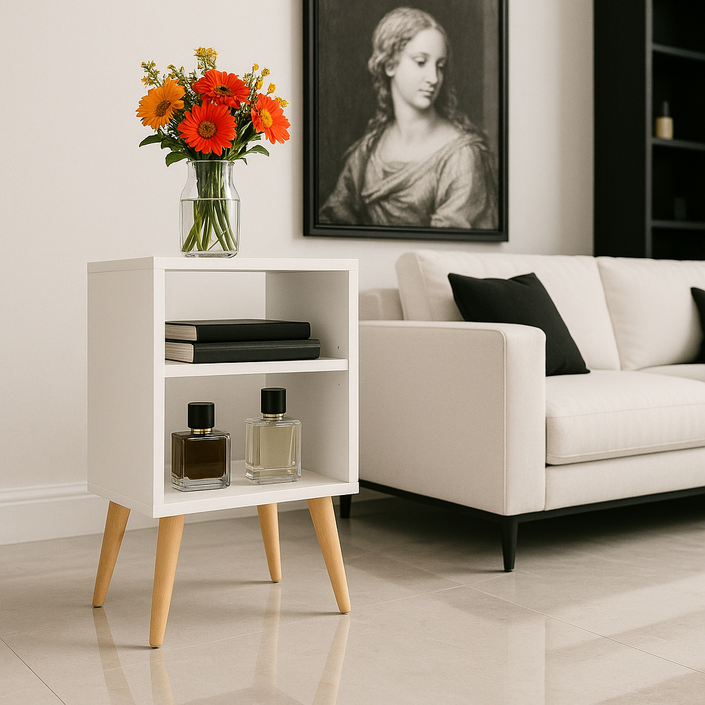 Criado Mudo Moderno Branco: Onde Comprar | BuscaProdutos