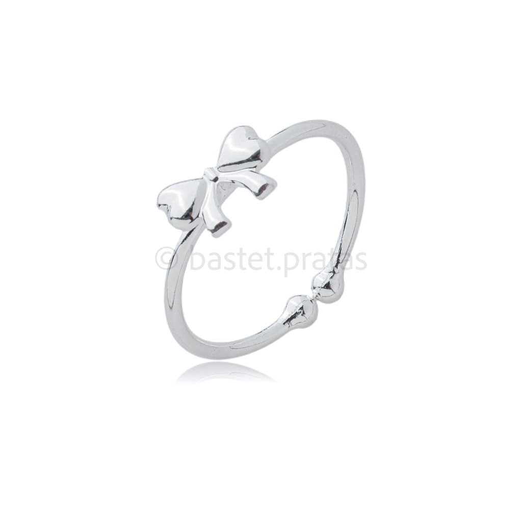 Anel Laço (Regulável) Bnhado a Prata 925 em Oferta na Shopee