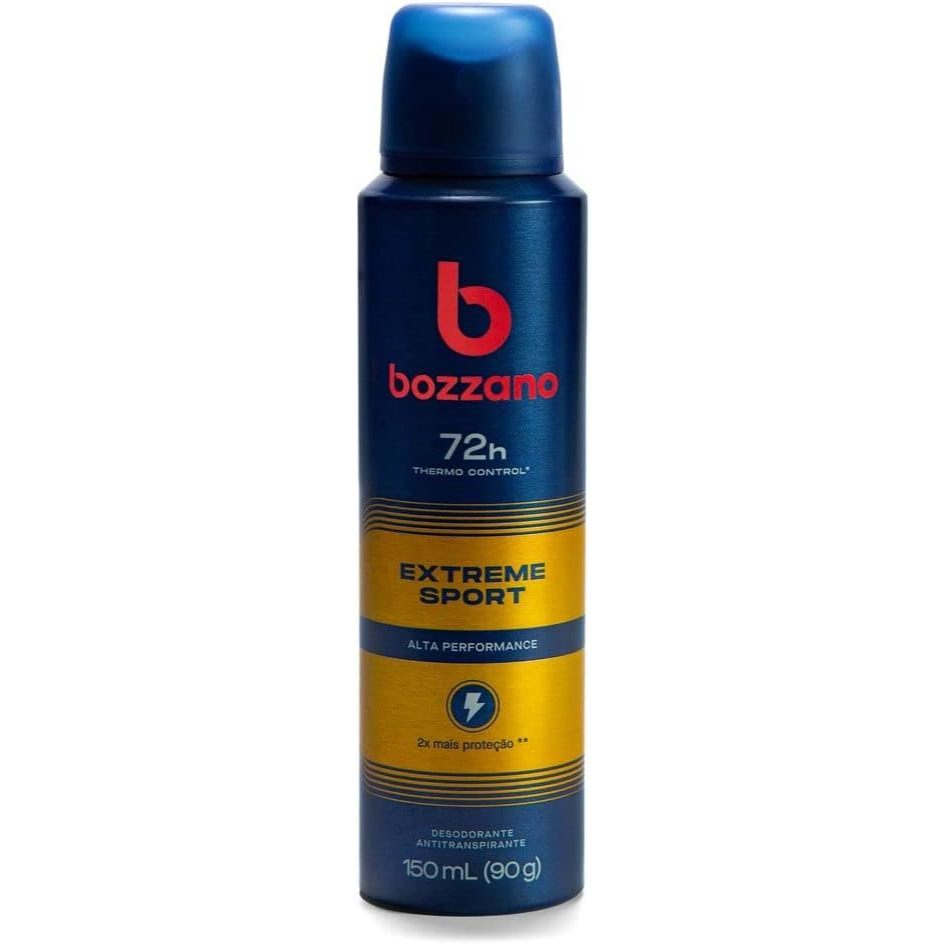 Desodorante Antitranspirante Bozzano Aerossol Extreme Sport Com 150ml em Oferta na Shopee