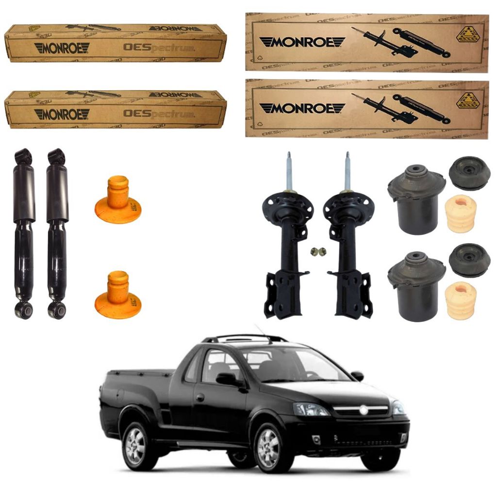 KIT 4 AMORTECEDOR MONTANA 2004 A 2010 MONROE + KIT