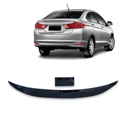 Aerofólio Para Honda City 2009 2010 2011 Black Piano Autocolante