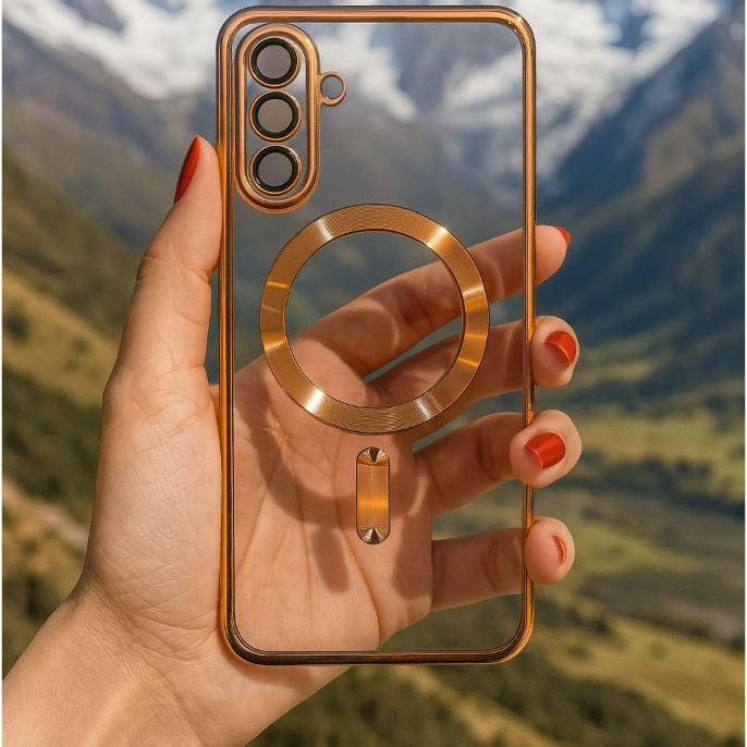 Capinha Transparente Com Proteção Na Câmera e Indução Magnética Samsung A05,A15,A25,A35,A55,A06,A16,A26,A36,A56 — imagem 2 de 2