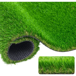 Grama Sintética 25mm Tricolor Europeia Decorativa Esportiva 1,00 Largura 1,00x1,00 a 4,00x1,00