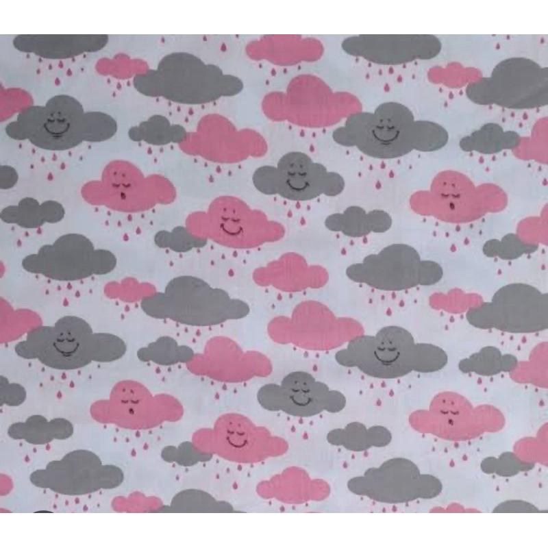 Tecido Tricoline 1m comprimento por 1,50 de largura Algodão Nuvem Coroa