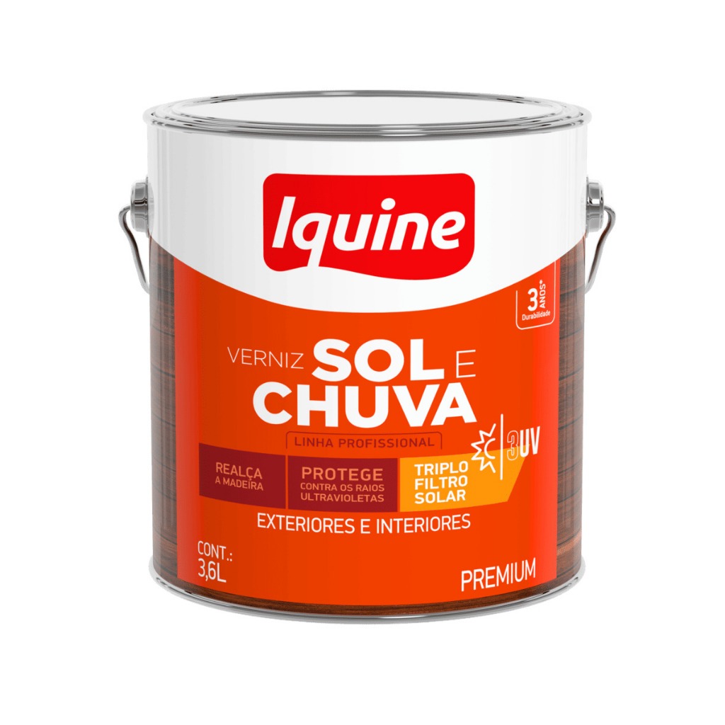 Verniz Acetinado Iquine 3,6L