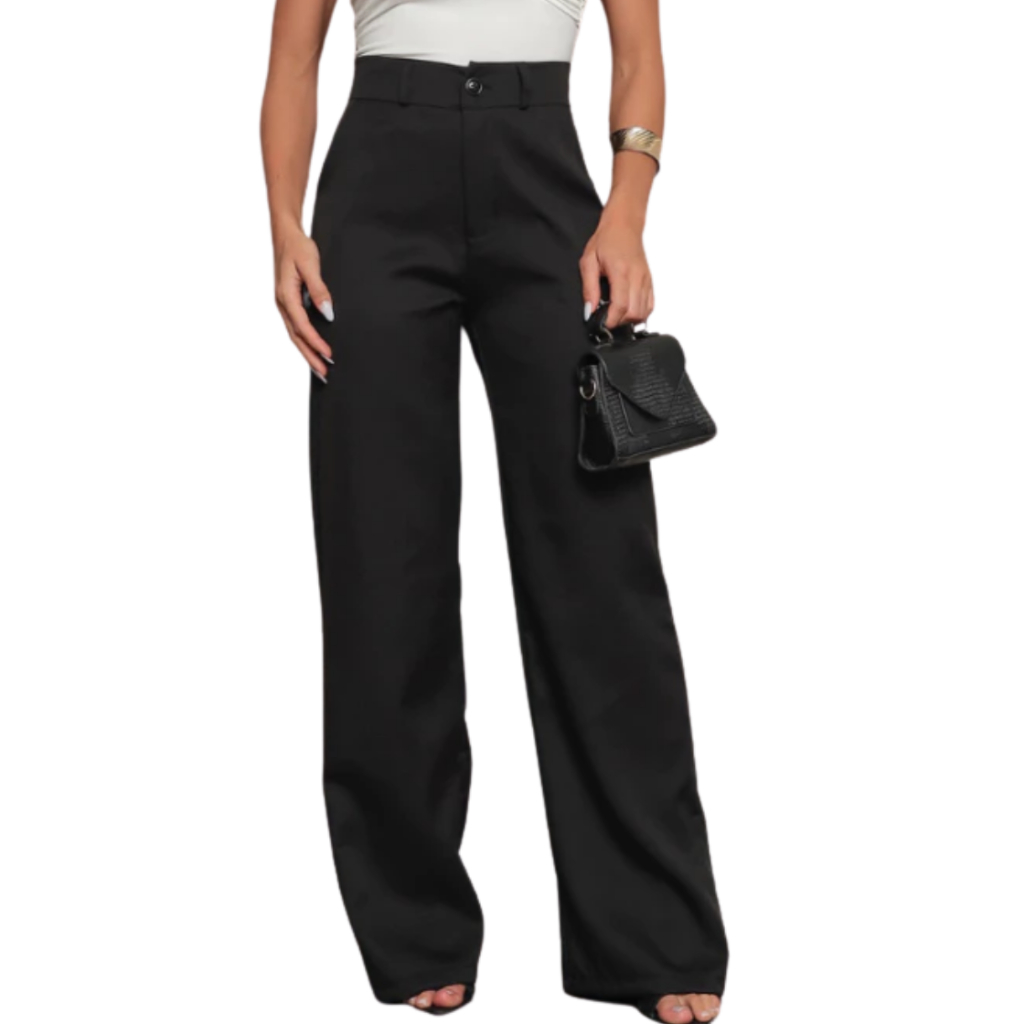 Calça Pantalona Alfaiataria Premium Com Bolso PROMOÇÃO