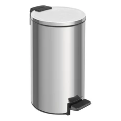 Lixeira Aço Inox 5 Litros Com Pedal Tramontina Loop