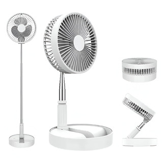 Mini Ventilador Portátil Silencioso Dobrável Retrátil Usb Recarregável Bivolt Mini ar Casa