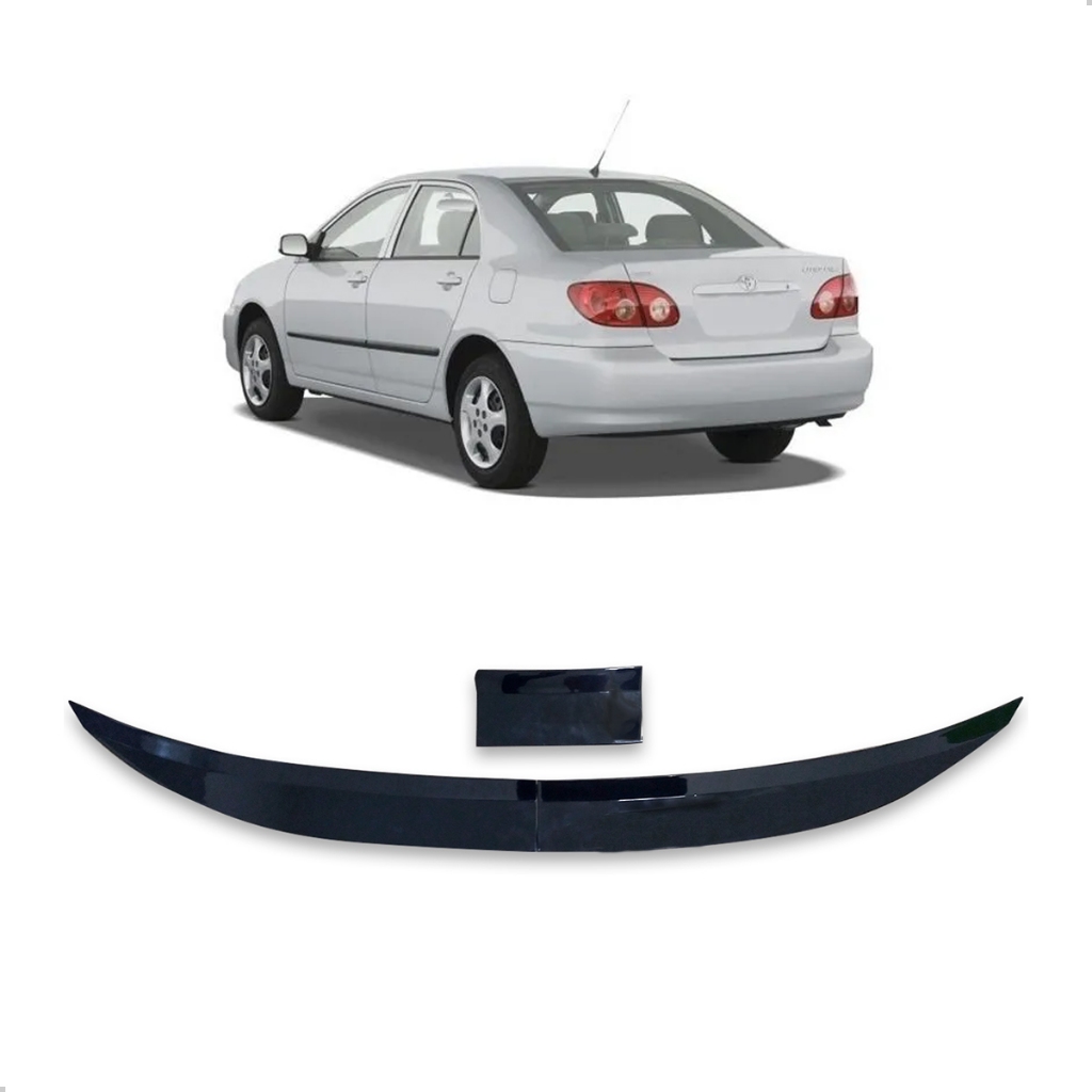 Aerofólio Para Toyota Corolla 2008 Até 2009 Black Piano