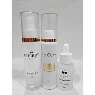 Kit Retenção Cherry Bruma + Finalizador + Primer Para Extensão De Cílios Profissional em Oferta na Shopee